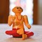 Wooden Brahmin Doll Kondapalli Toys Handpainted Brahman Pandit Ji Indian Showpiece for Home Decoration Shelf Display Table Decor and Gifting Item Navaratri Golu Dolls